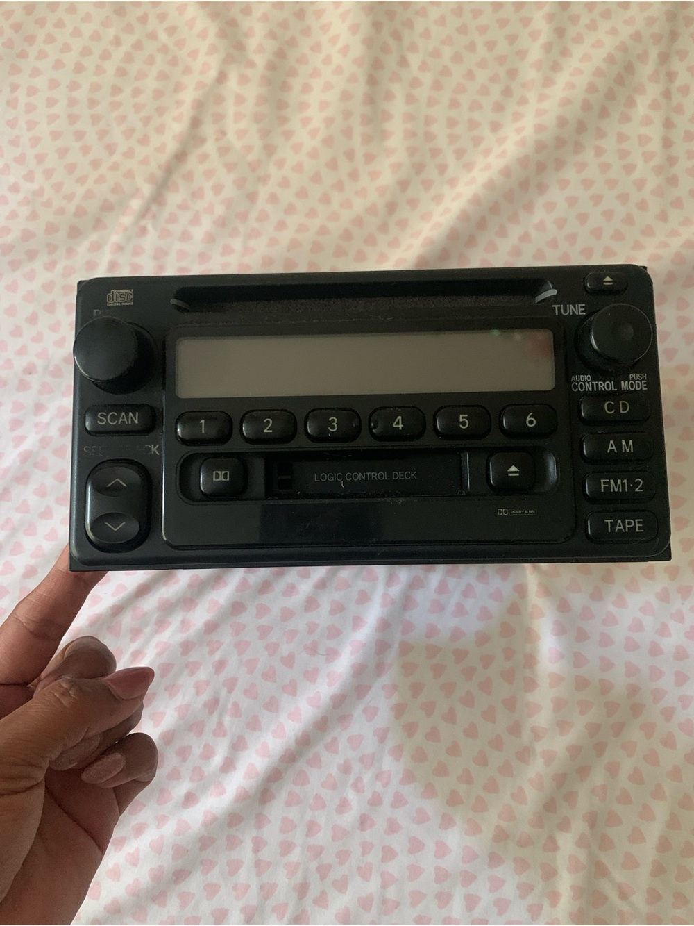 Toyota Car Stereo Head Unit with Cassette & CD 86120-2B680